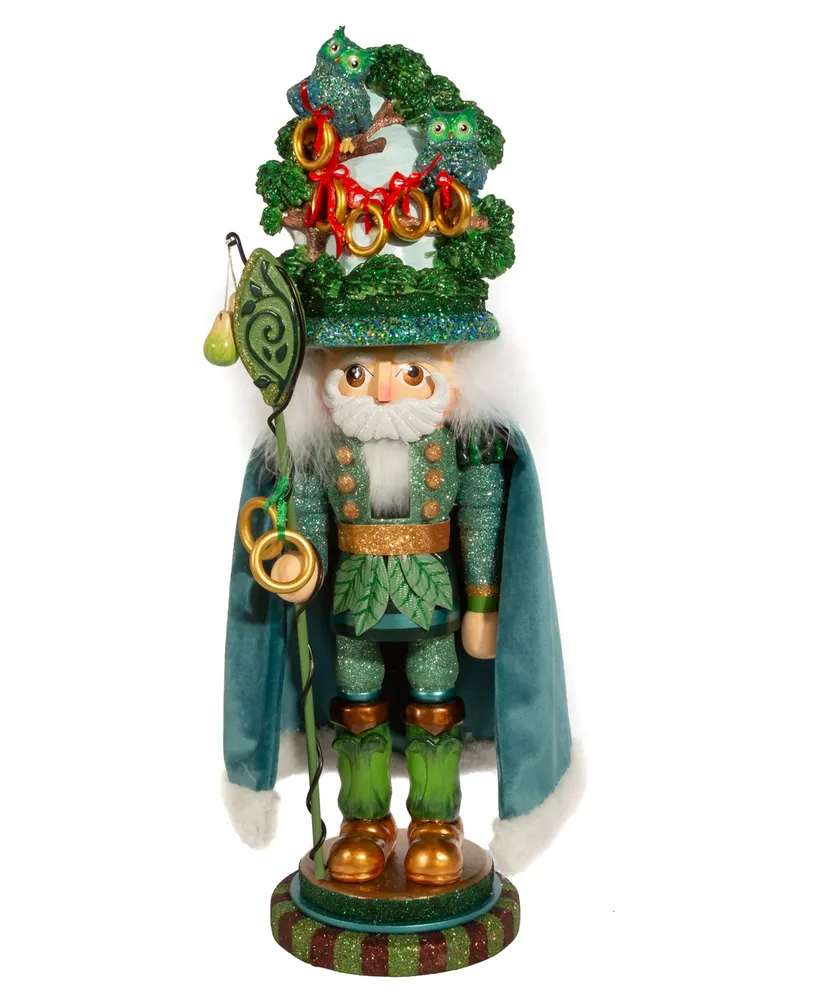 Kurt Adler 17.5" Hollywood Five Golden Rings Nutcracker