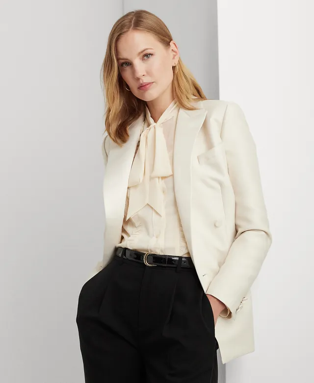 Lauren Ralph Lauren Women's Cotton Twill Blazer