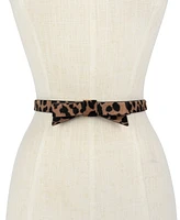 Kate Spade New York Women's Spotted Haircalf Bow Belt