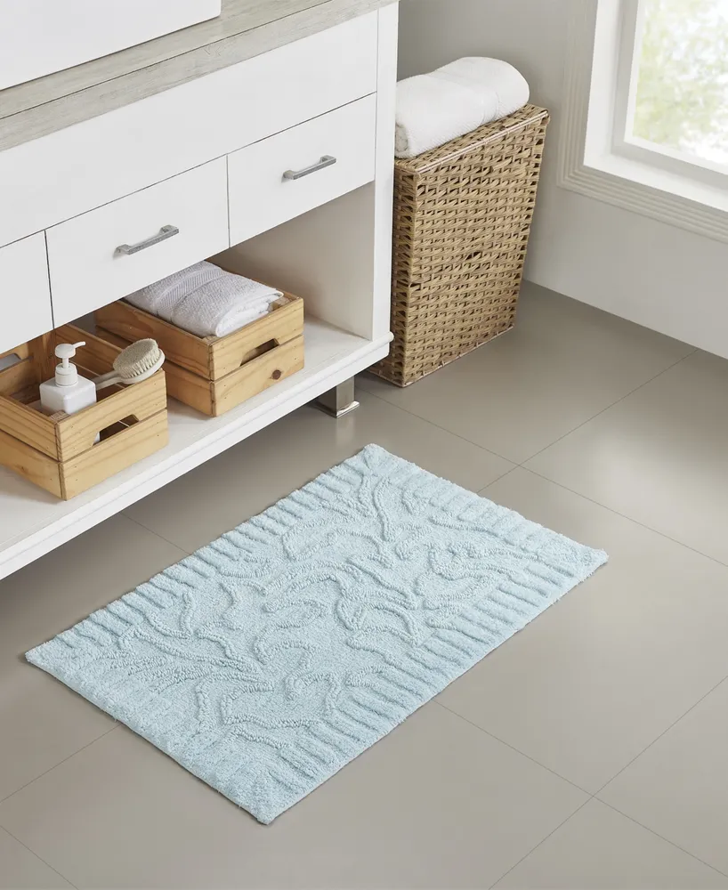 Seventh Studio Define Scroll Cotton Bath Rug, 20" x 30"