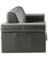Elsher 85" Leather Sleeper Sofa, Created for Macy's