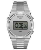 Tissot Men's Digital Prx Stainless Steel Bracelet Watch 40mm