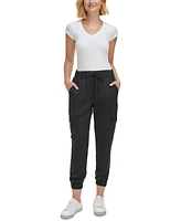 Calvin Klein Jeans Women's Pull-On Cargo Ankle Joggers