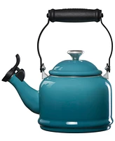 Le Creuset Caribbean 1.25 Quart Enamel on Steel Demi Tea Kettle