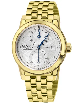 Gevril Men's Gramercy Gold-Tone Stainless Steel Watch 39mm