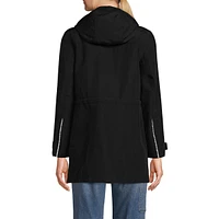 Lands' End Women's Squall Hooded Waterproof Raincoat