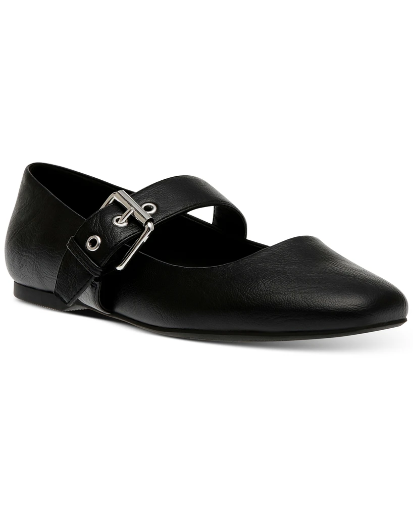 Dv Dolce Vita Women's Mellie Buckle Strap Mary Jane Flats