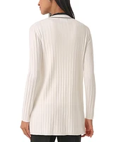 Karl Lagerfeld Paris Women's Lace-Trim Cardigan Sweater, Regular & Petite