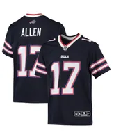 Big Boys Nike Josh Allen Navy Buffalo Bills Inverted Team Game Jersey