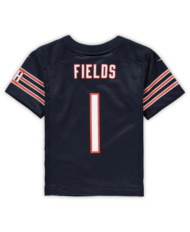 Youth Nike Justin Fields White Chicago Bears 2021 NFL Draft First Round  Pick Game Jersey