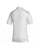 Men's adidas White Mississippi State Bulldogs Coaches Aeroready Polo Shirt