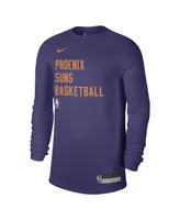 Men's and Women's Nike Purple Phoenix Suns 2023 Legend On-Court Practice long sleeve