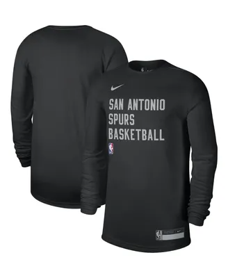 Men's and Women's Nike Black San Antonio Spurs 2023 Legend On-Court Practice long sleeve