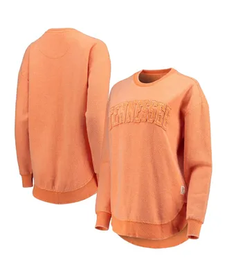 Women's Pressbox Tennessee Orange Tennessee Volunteers Ponchoville Pullover Sweatshirt