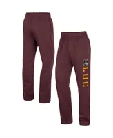 Men's Colosseum Maroon Loyola Chicago Ramblers Wordmark Pants