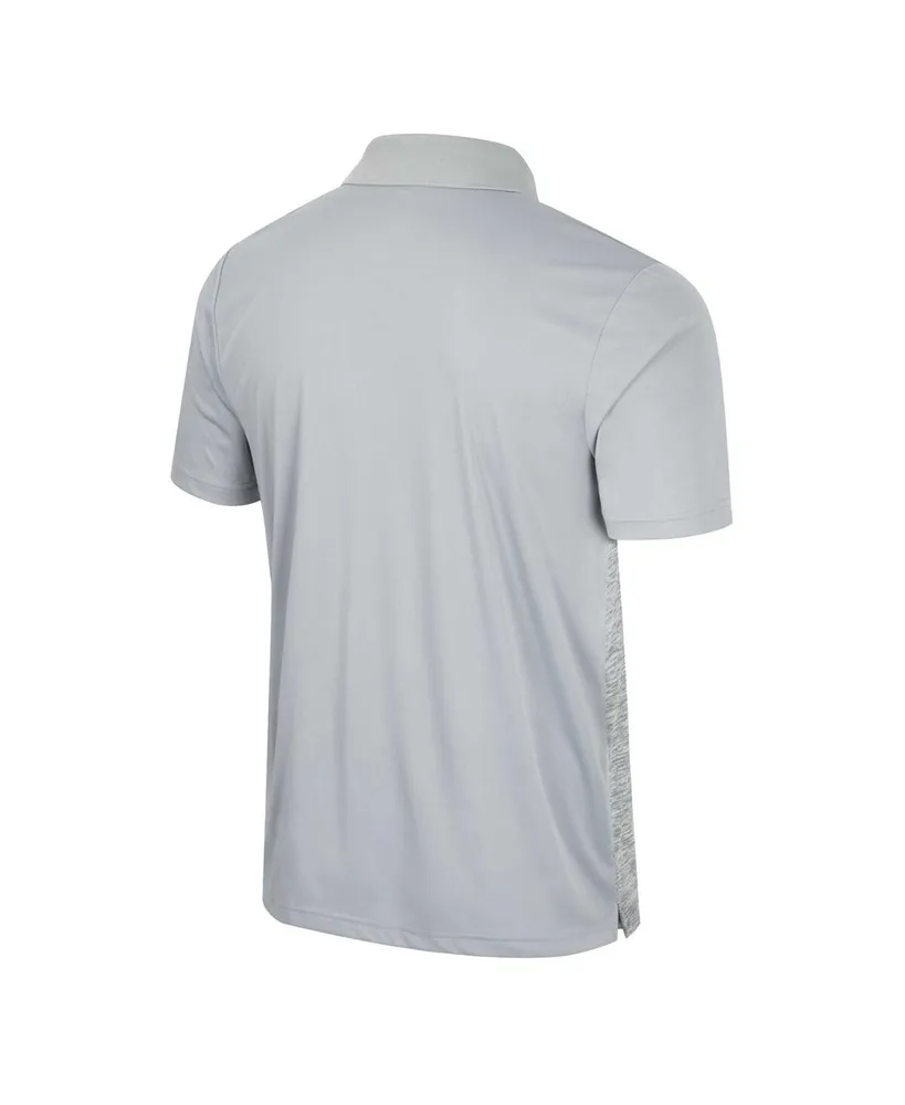 Men's Colosseum Gray Texas A&M Aggies Cybernetic Polo Shirt