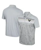 Men's Colosseum Gray Vanderbilt Commodores Cybernetic Polo Shirt