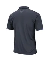 Men's Colosseum Charcoal Georgetown Hoyas Oht Military-Inspired Appreciation Digital Camo Polo Shirt