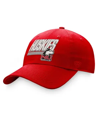 Men's Top of the World Red Northern Illinois Huskies Slice Adjustable Hat