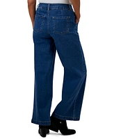 Style & Co Women's High-Rise Wide-Leg Jeans, Created for Macy's