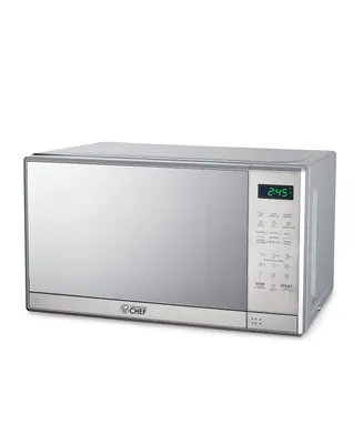 Commercial Chef Cu. Ft. Counter Top Microwave,Stainless Steel