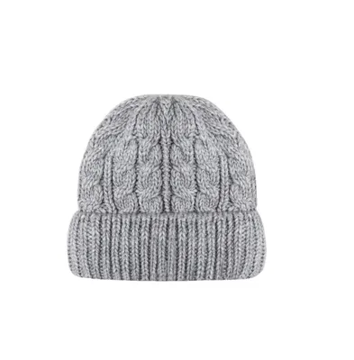 Style Republic Women's Winter Cable Knitted Beanie Hat with Fleece Lining