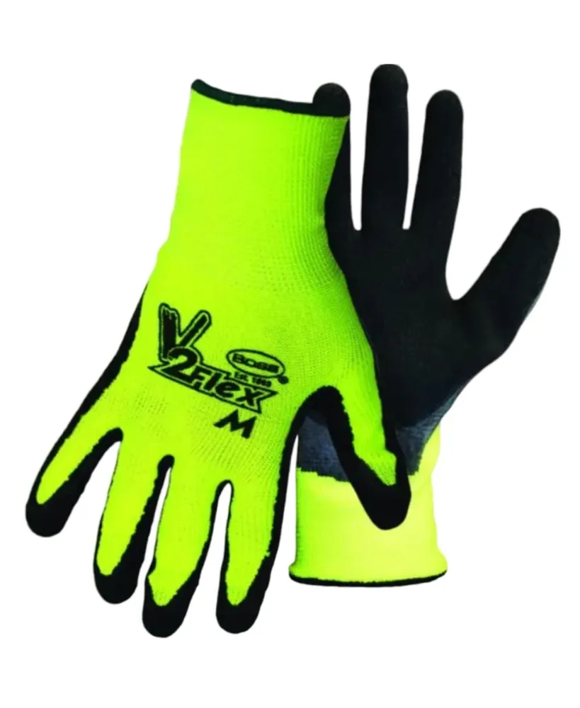 String Knit Gloves (Rubber Dipped)