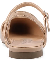 Journee Collection Women's Martine Strappy Pointed Toe Flats