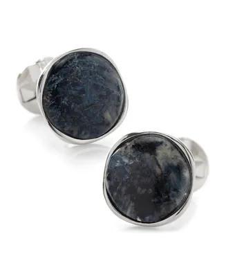 Ox & Bull Trading Co. Men's Sterling Silver Classic Formal Pietersite Cufflinks