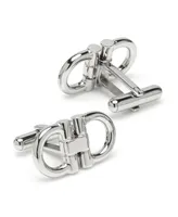 Ox & Bull Trading Co. Men's Horse Bit Stainless Steel Cufflinks and Stud Set, 6 Piece Set