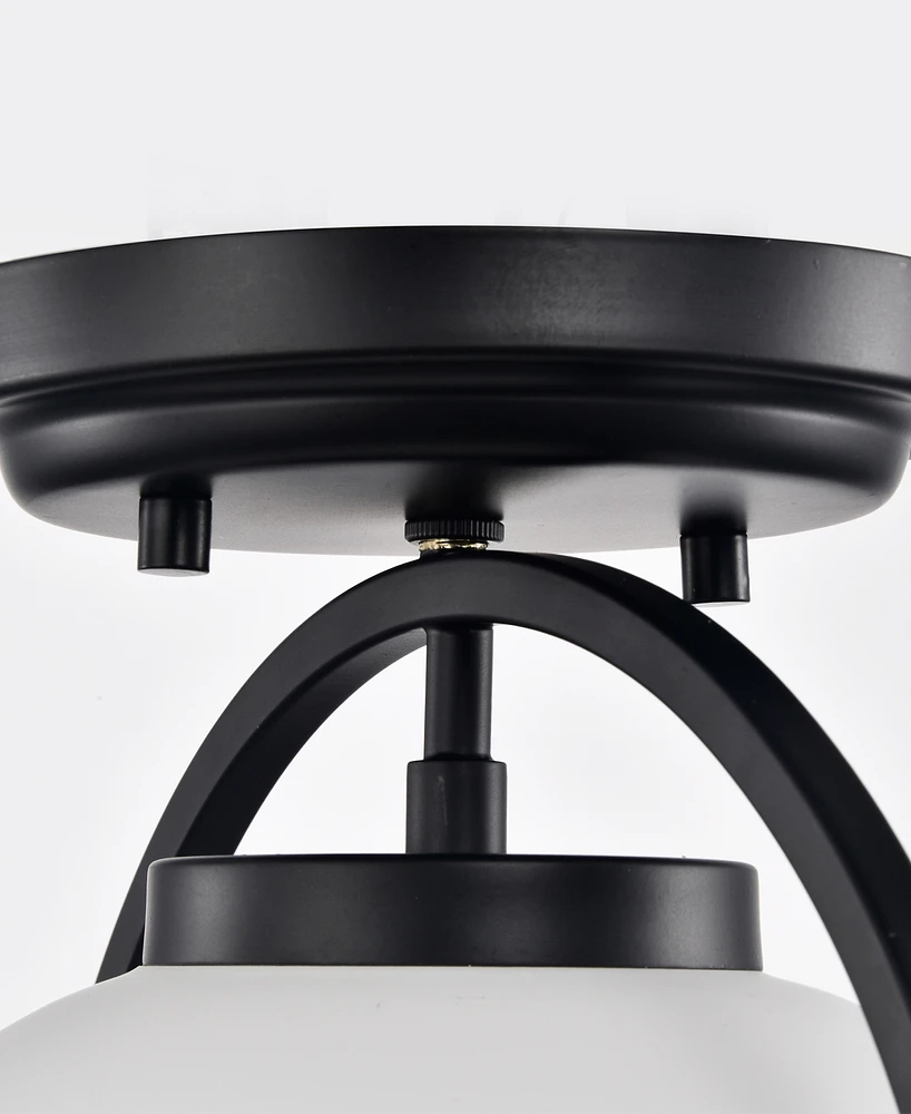 Nuka 12" 1-Light Indoor Flush Mount with Light Kit