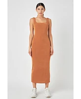 Grey Lab Women's Slinky Maxi Dress