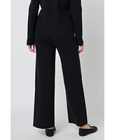 English Factory Women's Knit Wide Pants