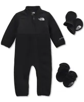 The North Face Baby Boys Fleece Coverall, Mittens and Socks, 3 Piece Set