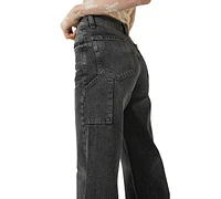 Free People Women's Tinsley Cotton Baggy High-Rise Jeans