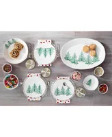 Vietri Melamine Lastra Holiday Oval Platter 18''