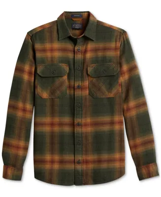 Pendleton Men's Burnside Standard-Fit Plaid Button-Down Flannel Shirt