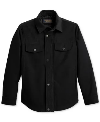 Pendleton Men's Timberline Mixed-Media Solid Water-Resistant Shirt Jacket