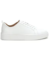 Lucky Brand Women's Zamilio Lace-Up Low-Top Leather Sneakers