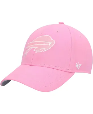 Big Girls '47 Brand Pink Buffalo Bills Rose Mvp Adjustable Hat