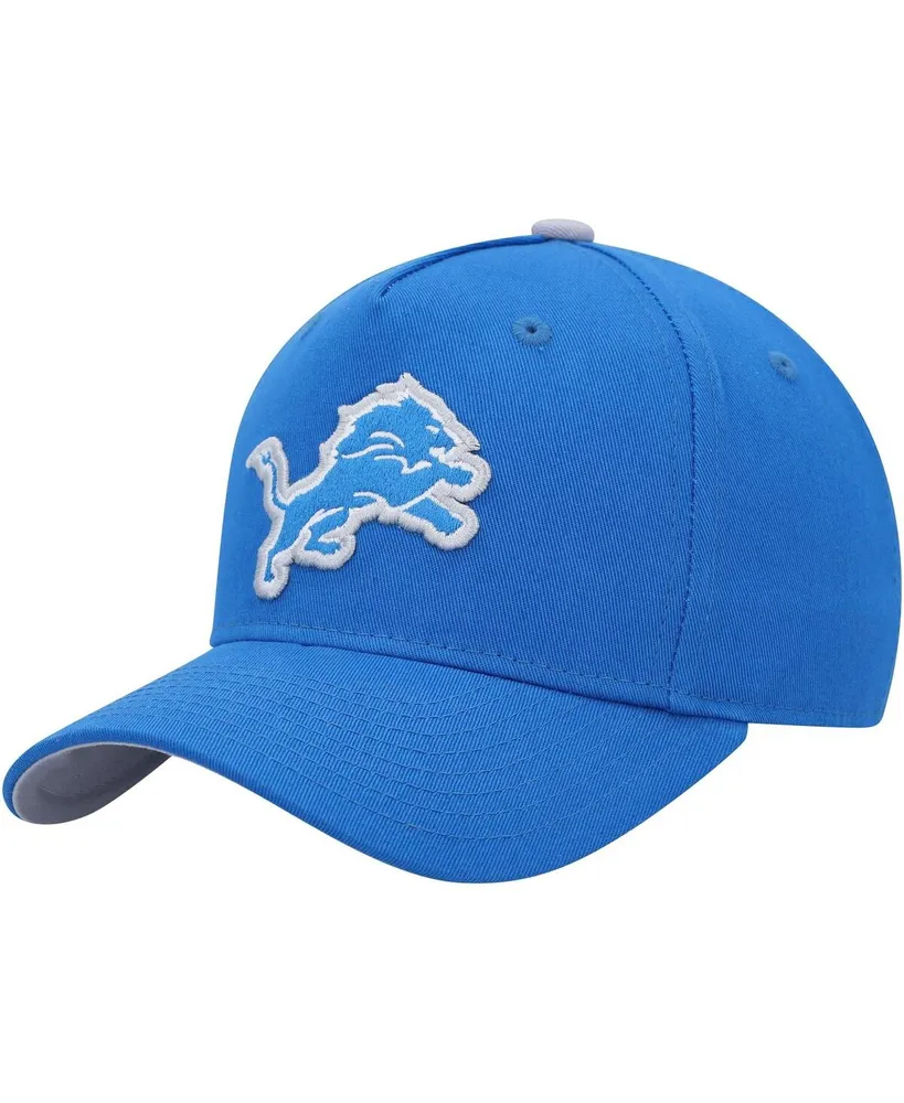 Detroit Lions Youth Pre-Curved Snapback Hat - Blue