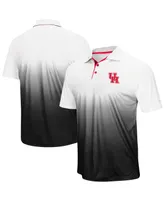 Men's Colosseum Gray Houston Cougars Magic Team Logo Polo Shirt