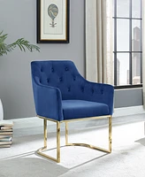 Best Master Furniture Lana 35" Velvet Tufted Arm Chair