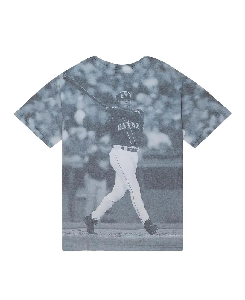 Men's Mitchell & Ness Ken Griffey Jr. Seattle Mariners Cooperstown Collection Highlight Sublimated Player Graphic T-shirt