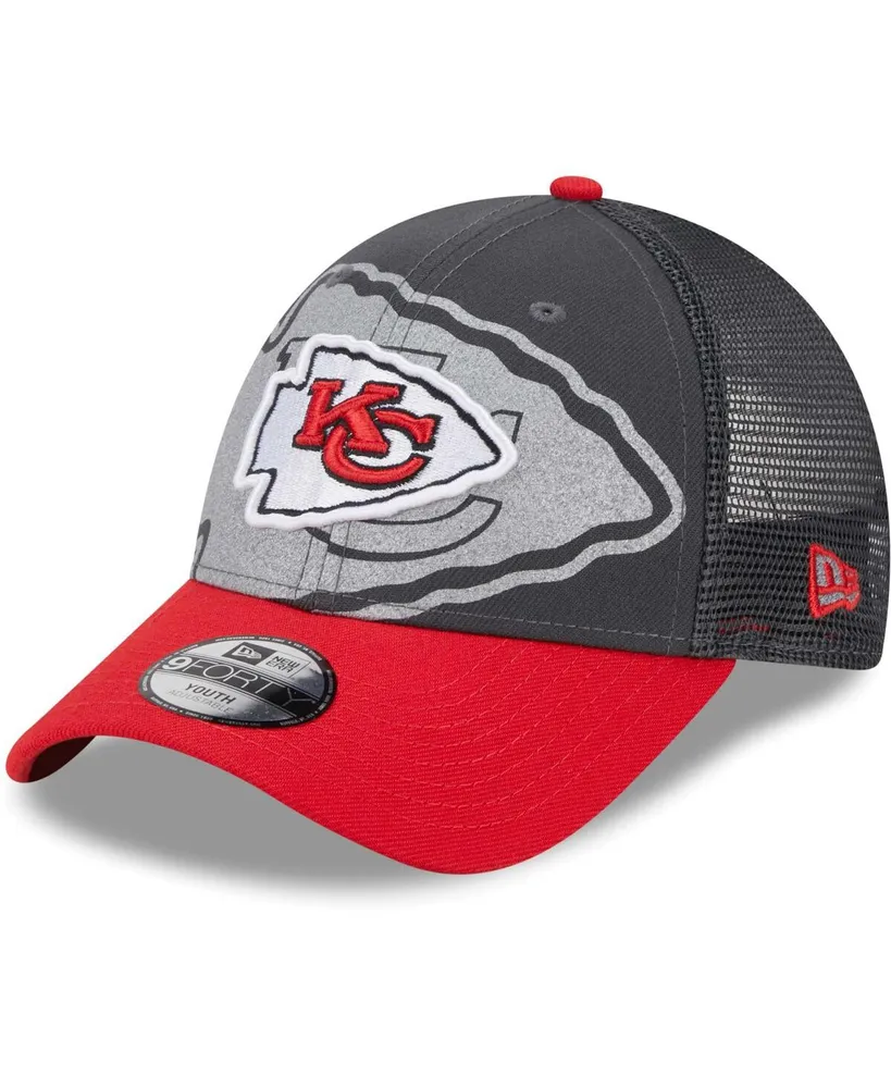 Youth New Era Graphite Denver Broncos Reflect 9FORTY Adjustable Hat