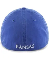 Men's '47 Brand Royal Kansas Jayhawks Franchise Fitted Hat