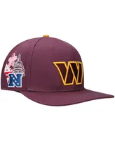 Men's Pro Standard Burgundy Washington Commanders Hometown Snapback Hat