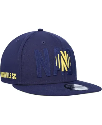 Men's New Era Navy Nashville Sc Kick Off 9FIFTY Snapback Hat