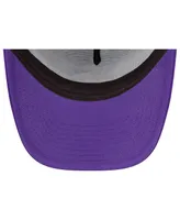 Men's New Era Purple Minnesota Vikings A-Frame Trucker 9FORTY Adjustable Hat