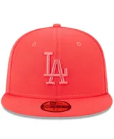 Men's New Era Red Los Angeles Dodgers 2023 Spring Color Basic 59FIFTY Fitted Hat